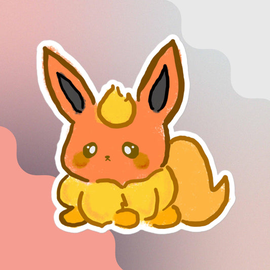 Flareon - Pokémon Sticker - Honey and Fir