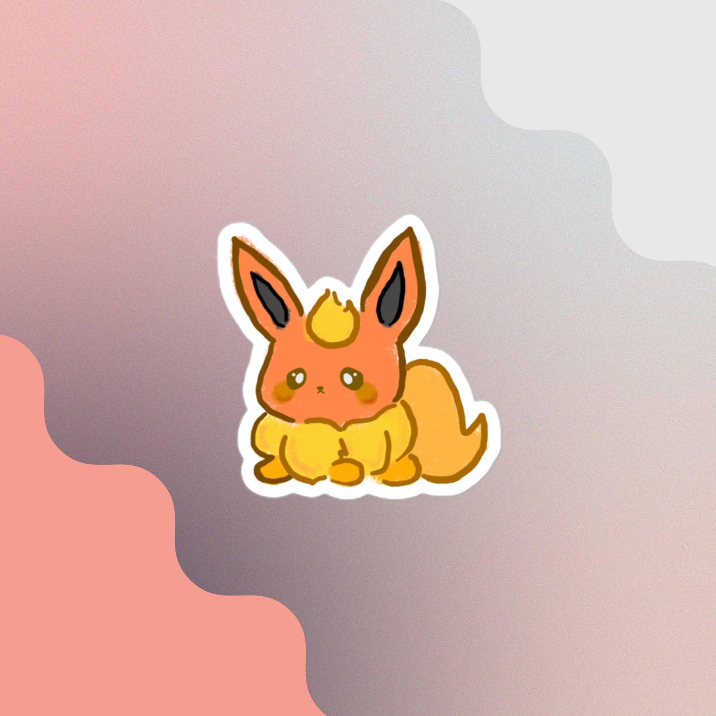 Flareon - Pokémon Sticker - Honey and Fir