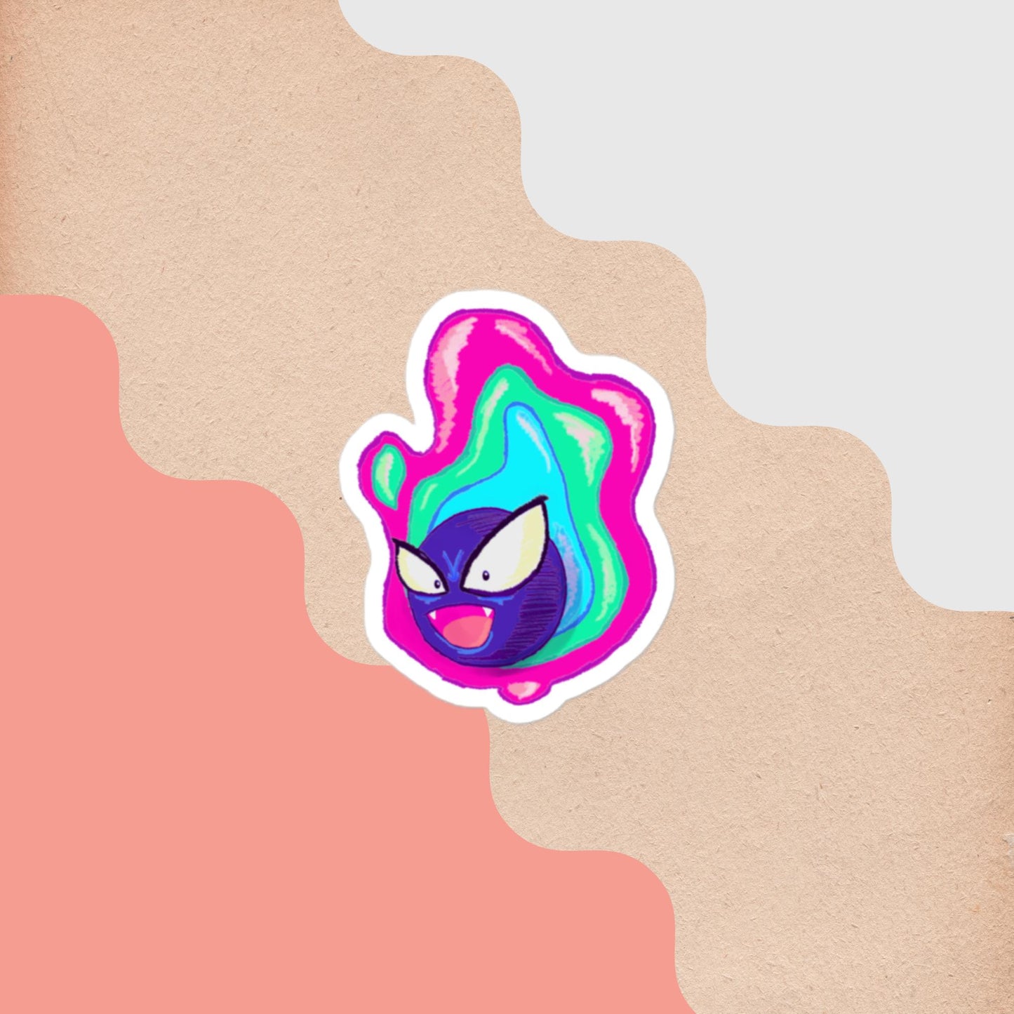 Gastly - Pokémon Stickers - Honey and Fir