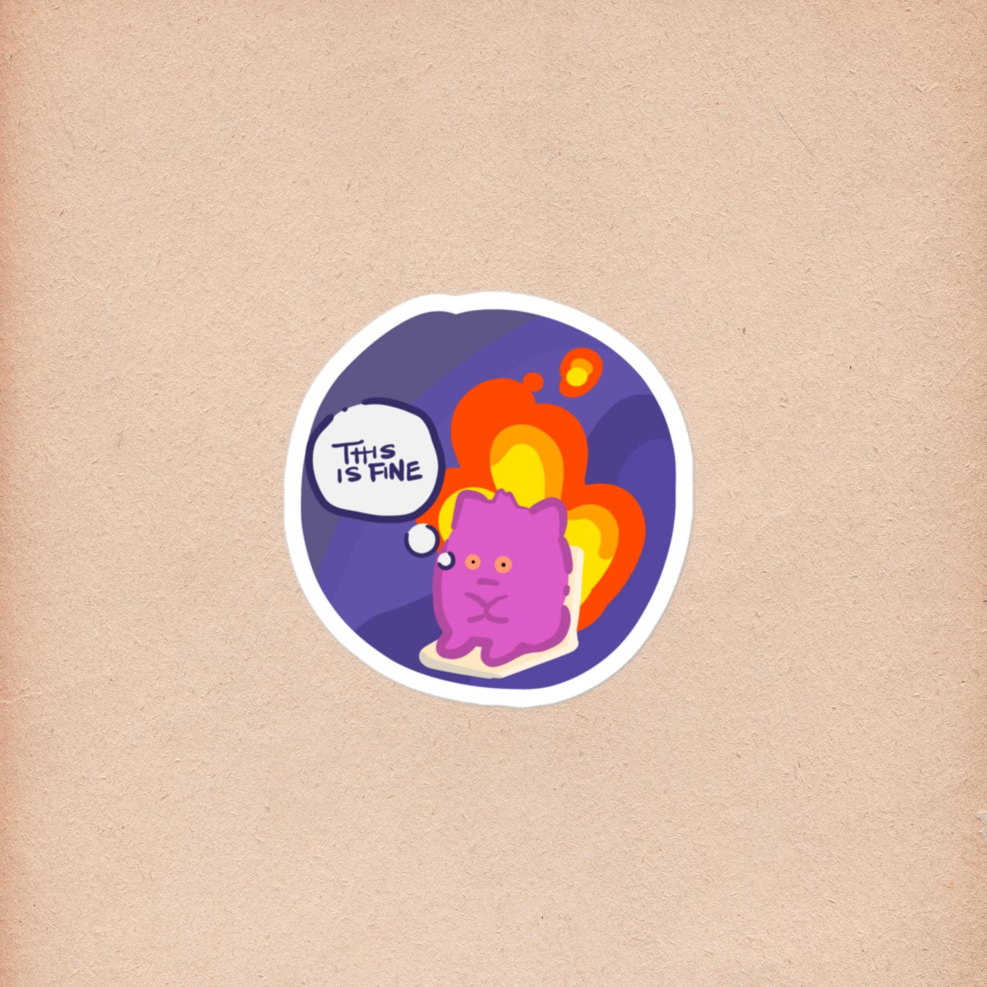 Gengar - This is Fine - Honey and Fir