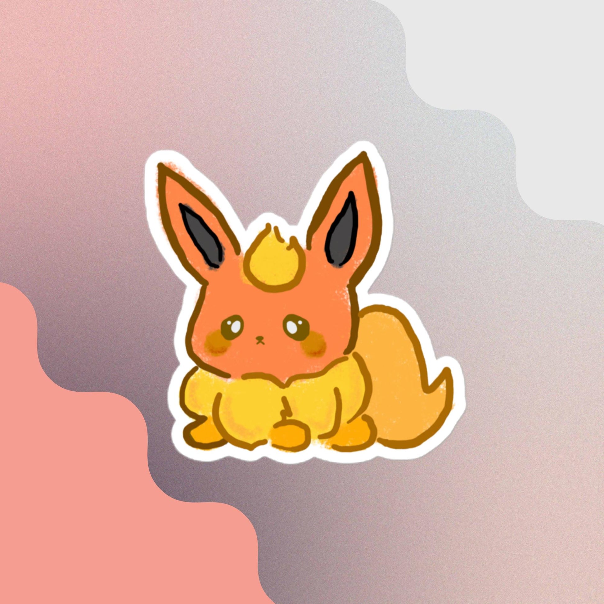 Flareon - Pokémon Sticker - Honey and Fir