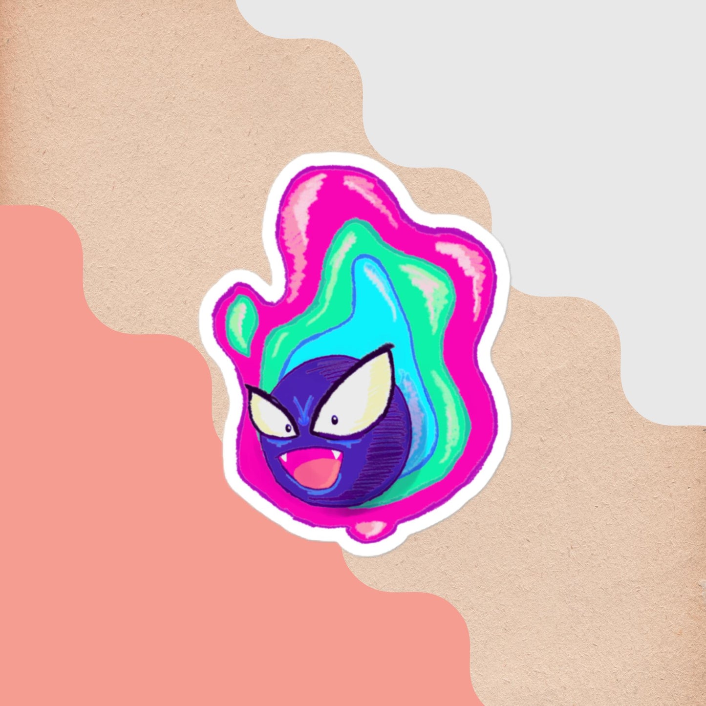 Gastly - Pokémon Stickers - Honey and Fir