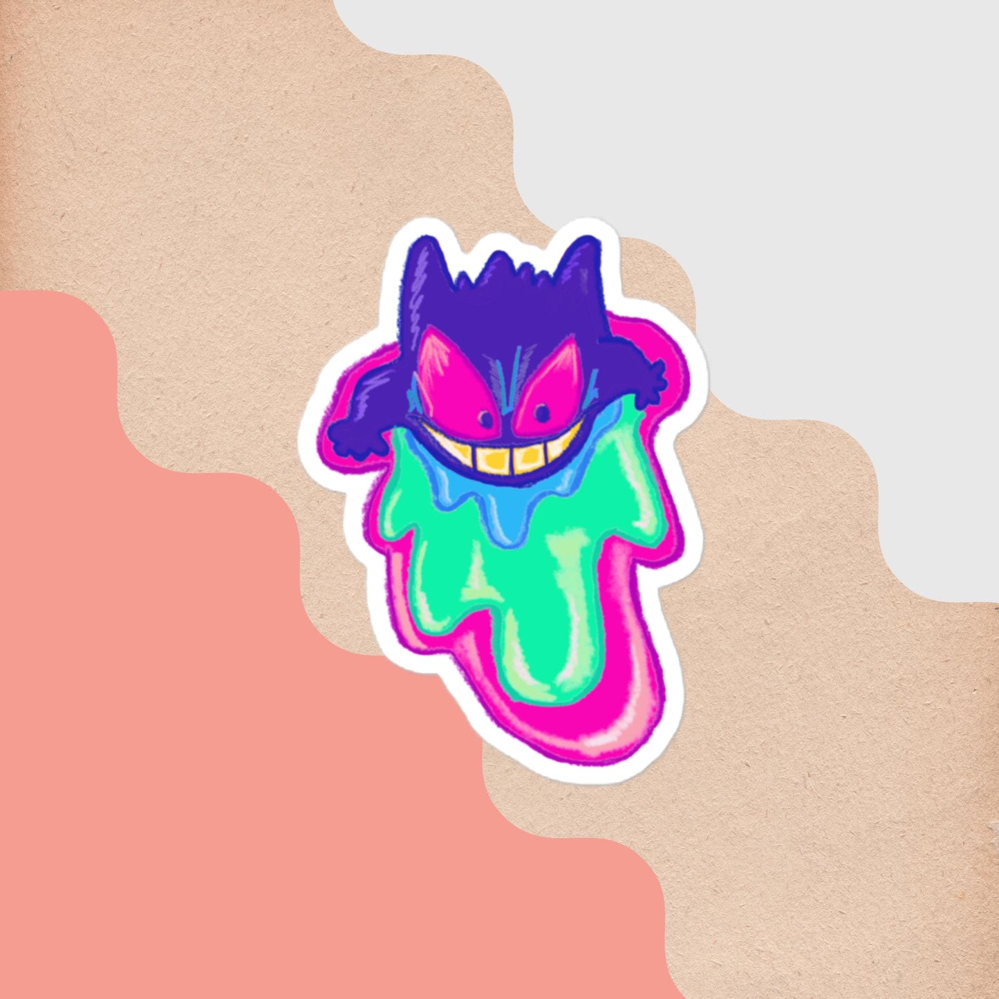 Gengar - Pokémon Sticker - Honey and Fir