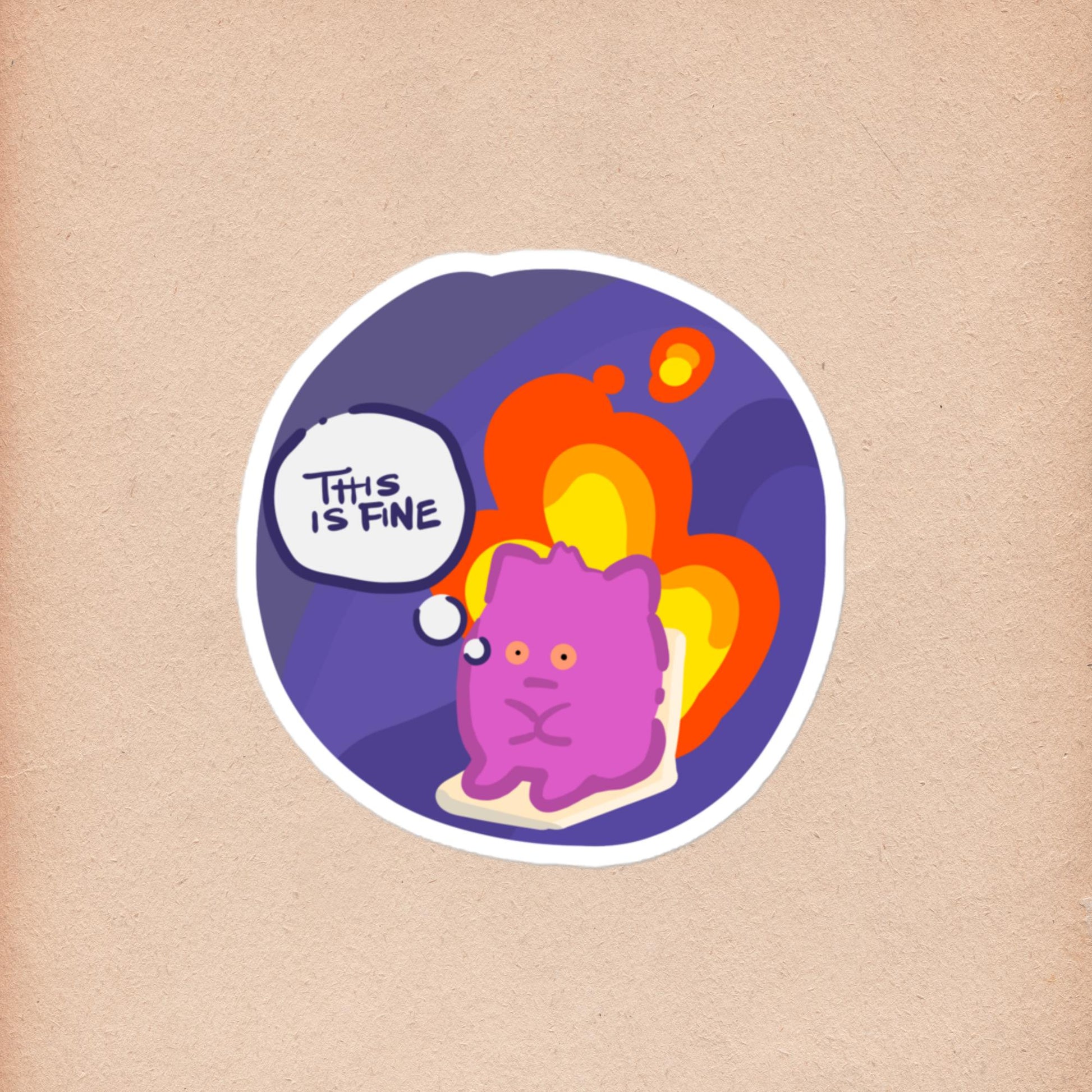 Gengar - This is Fine - Honey and Fir