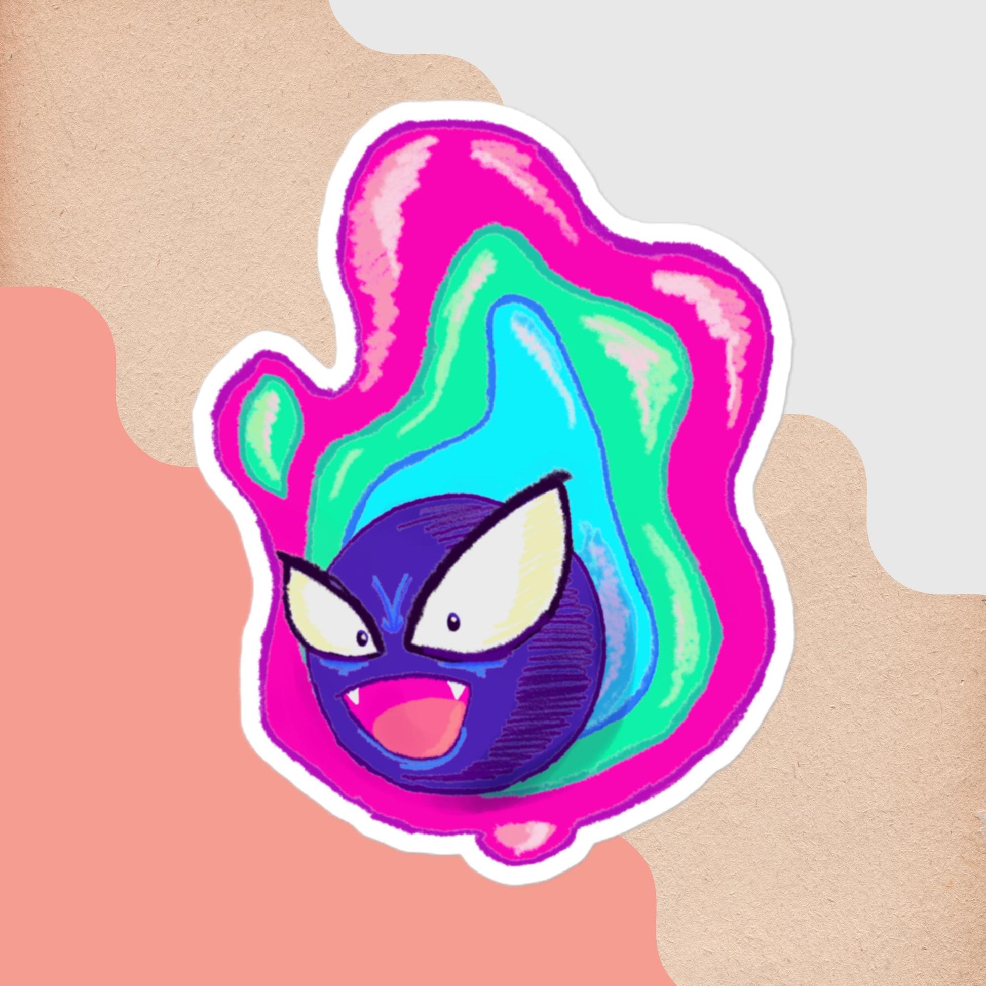 Gastly - Pokémon Stickers - Honey and Fir