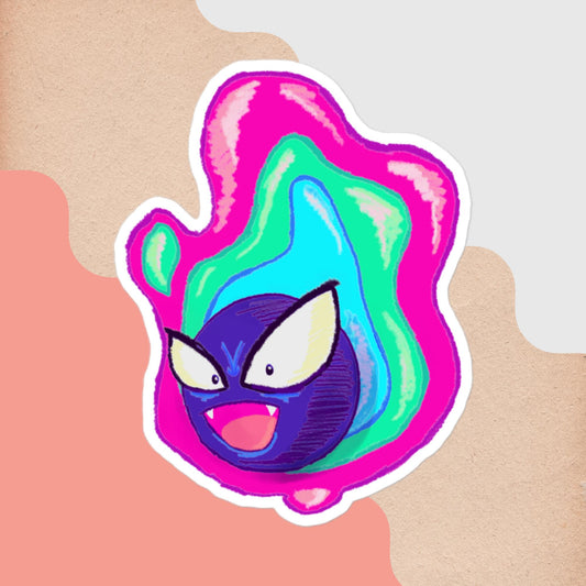 Gastly - Pokémon Stickers - Honey and Fir