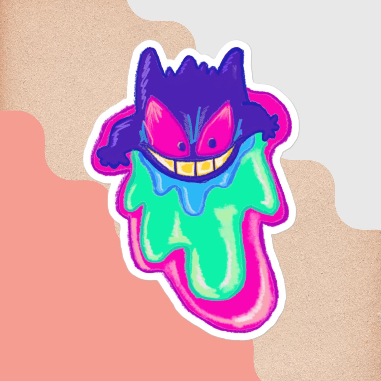 Gengar - Pokémon Sticker - Honey and Fir