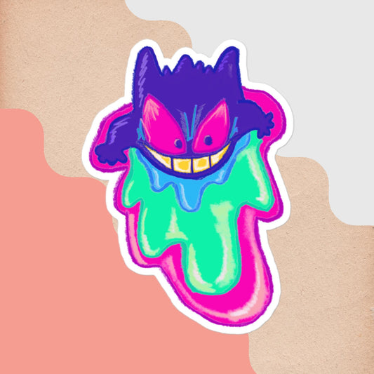 Gengar - Pokémon Sticker - Honey and Fir