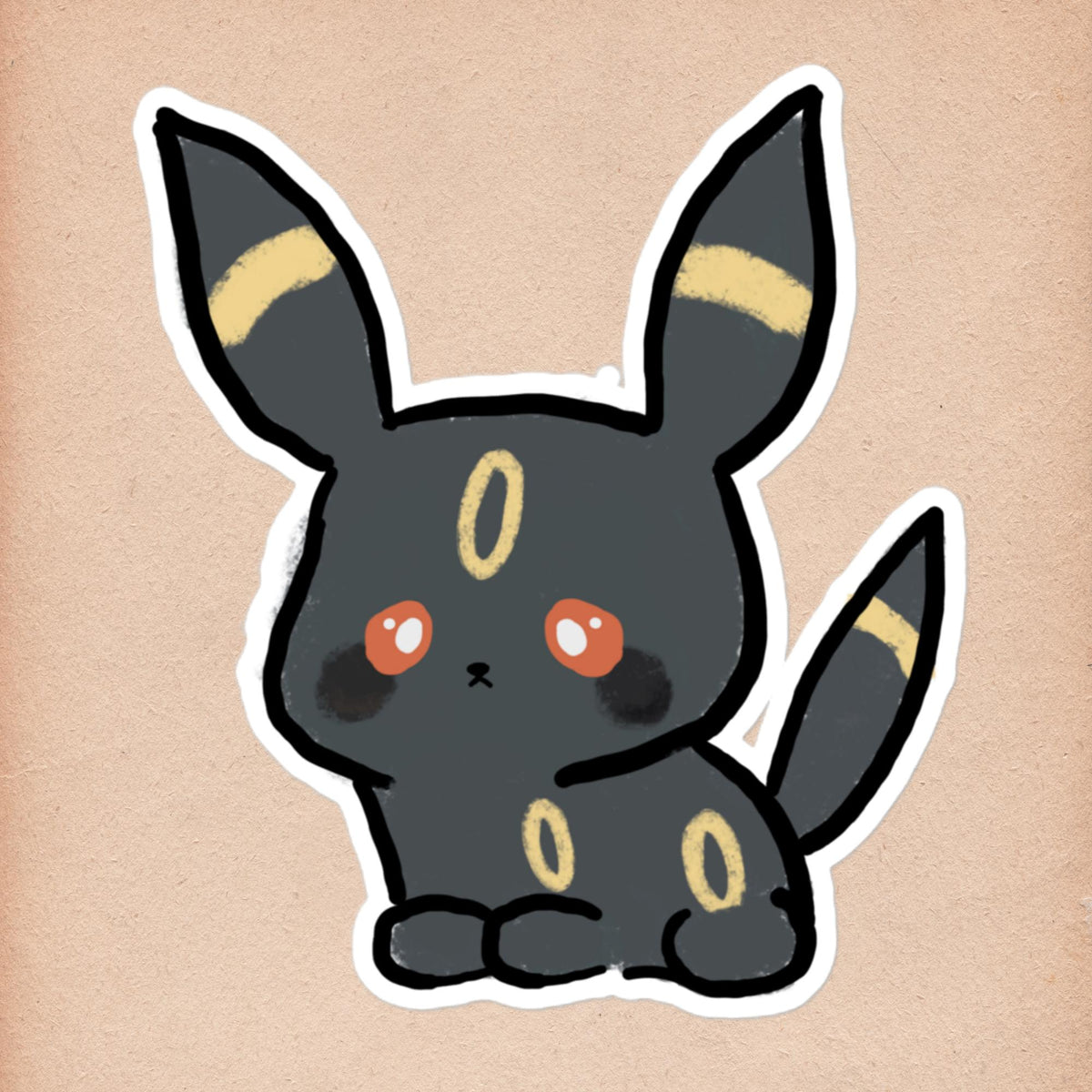 Umbreon Sticker Umbreon - Pokemon Stickers – Honey and Fir